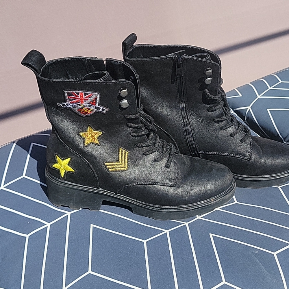 Seven Dials Combat Boots sz 8